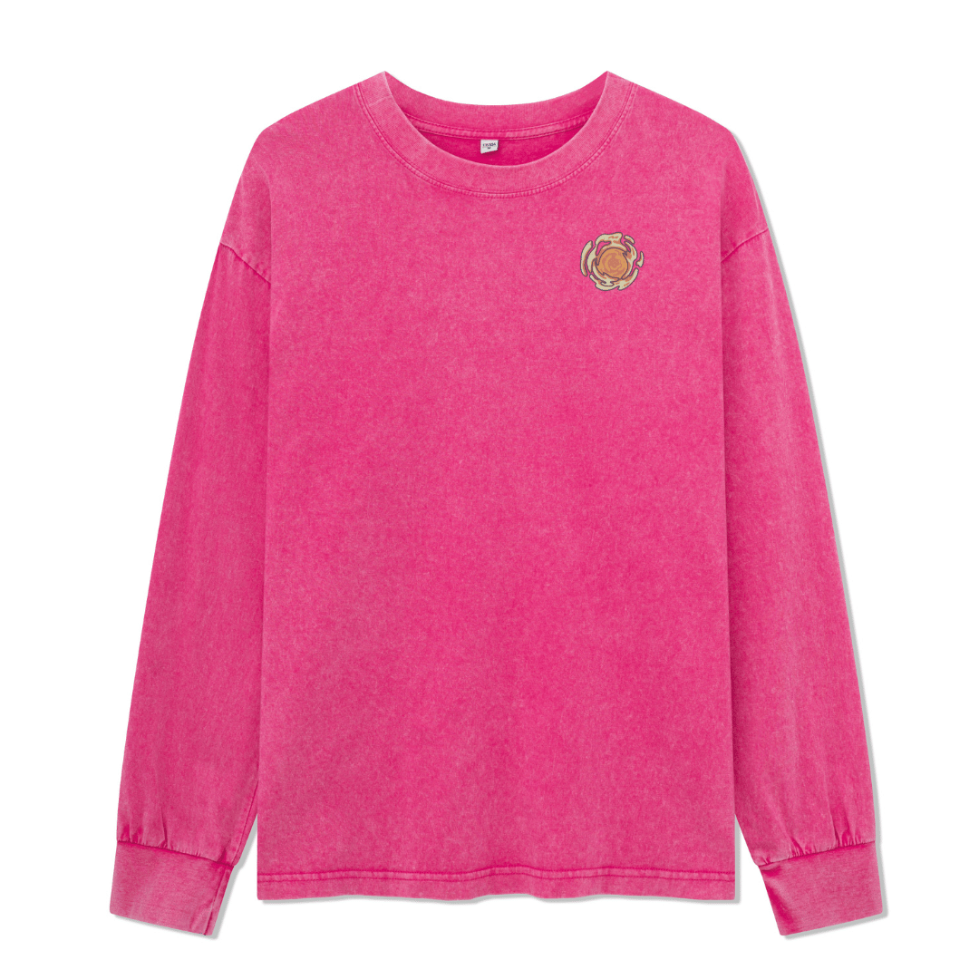 Wander In The Forest Washed Long Sleeve Top