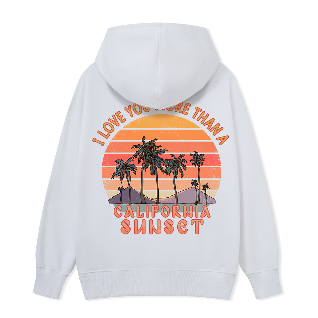 Freeleaf Sunset Reverie Unisex Back-printed Hoodie