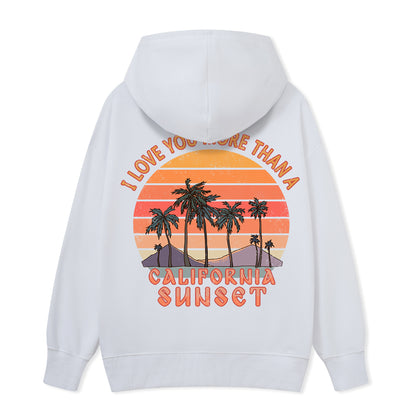 Freeleaf Sunset Reverie Unisex Back-printed Hoodie