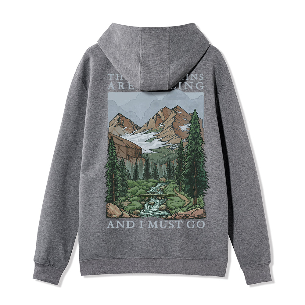 Freeleaf The Mountains Are Calling Unisex Fleece Full-Zip Hoodie