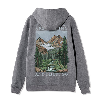 Freeleaf The Mountains Are Calling Unisex Fleece Full-Zip Hoodie