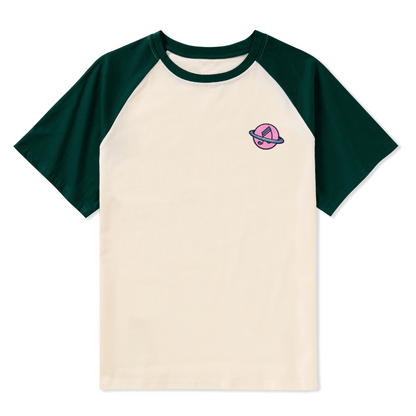 On A Dark Desert Highway Raglan Short Sleeve Top