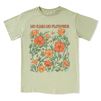 Freeleaf No Rain No Flowers Unisex Tee