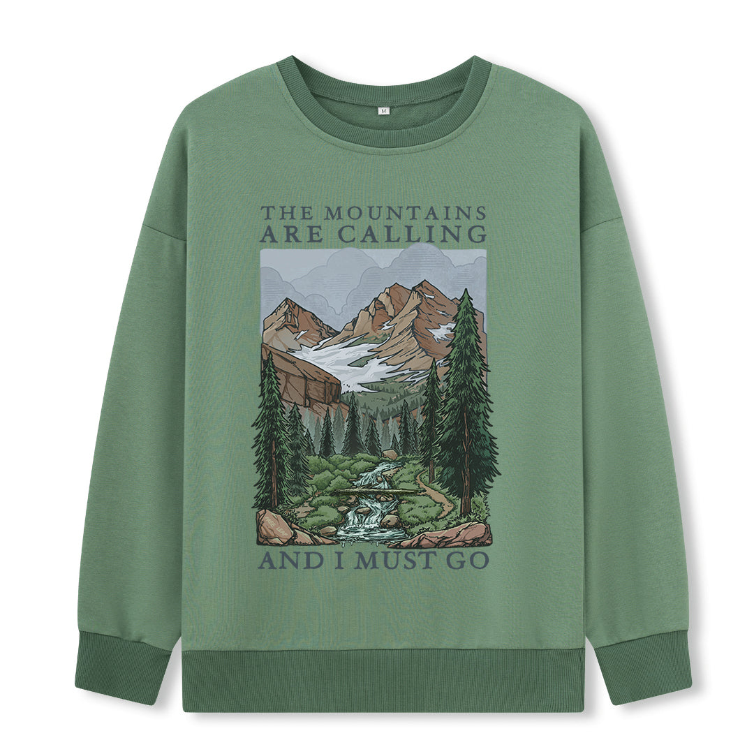 Freeleaf The Mountains Are Calling Unisex Sweatshirt