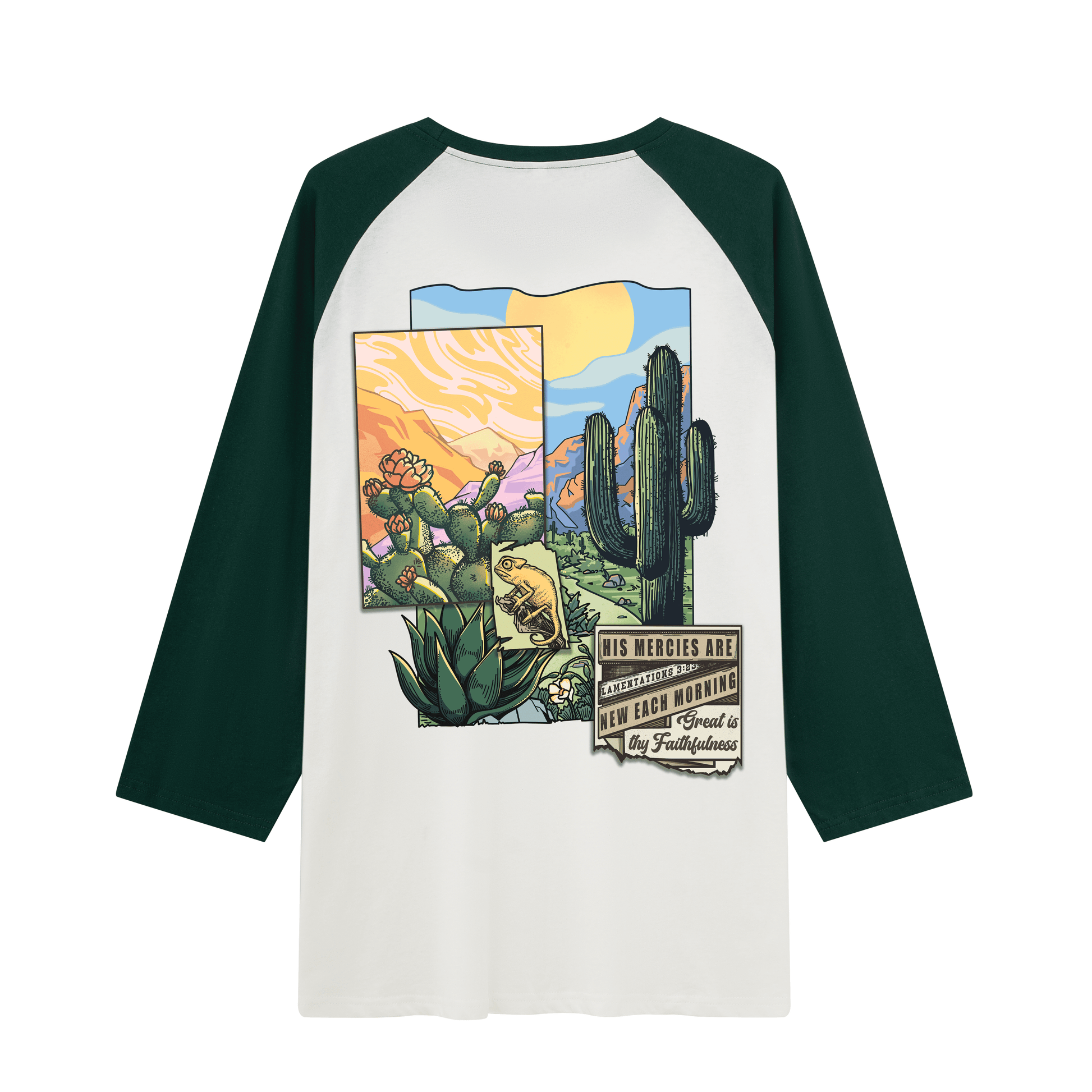 Christian Raglan Long Sleeve Tops
