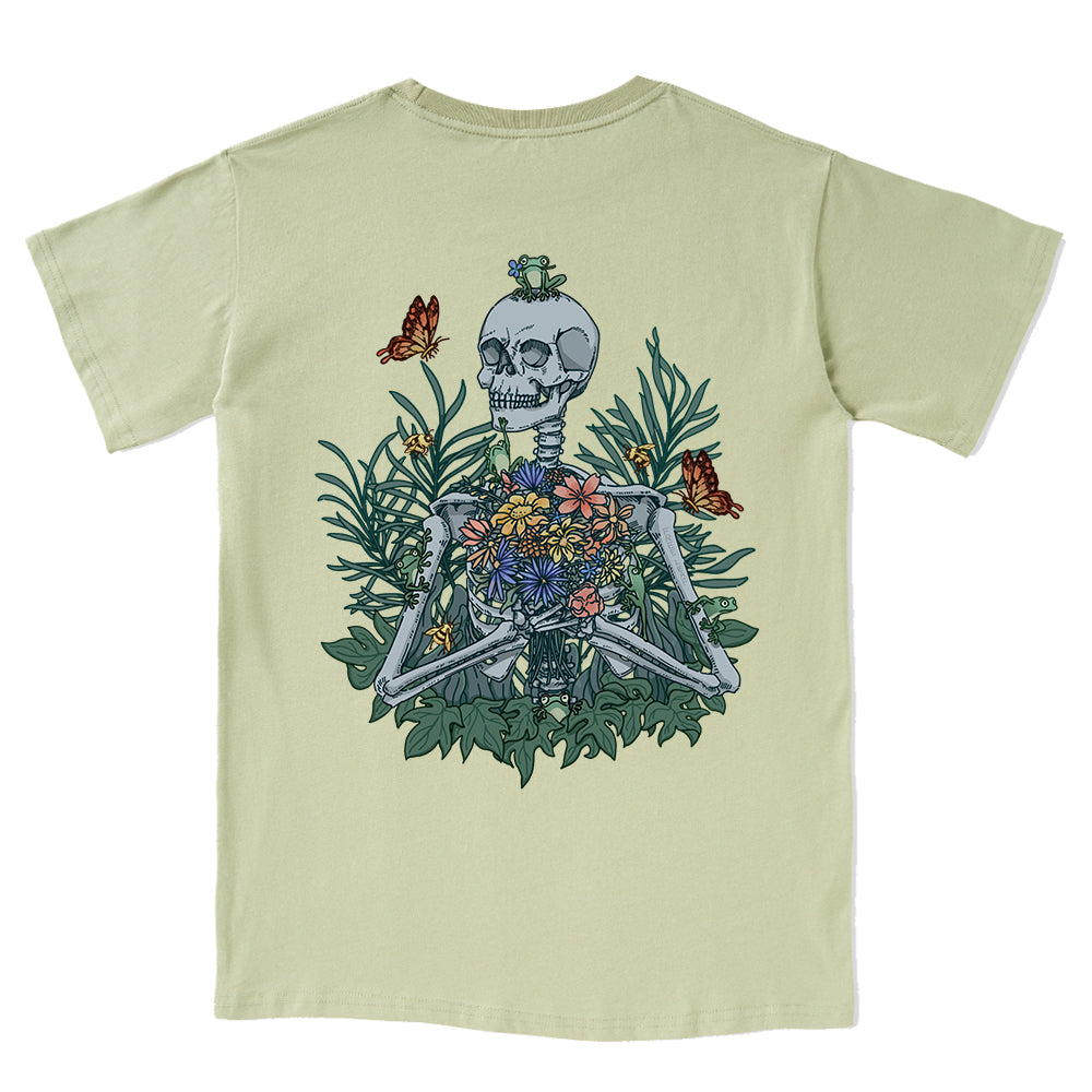 Freeleaf Rebirth in Bloom Camping Unisex Nature Inspired Tee