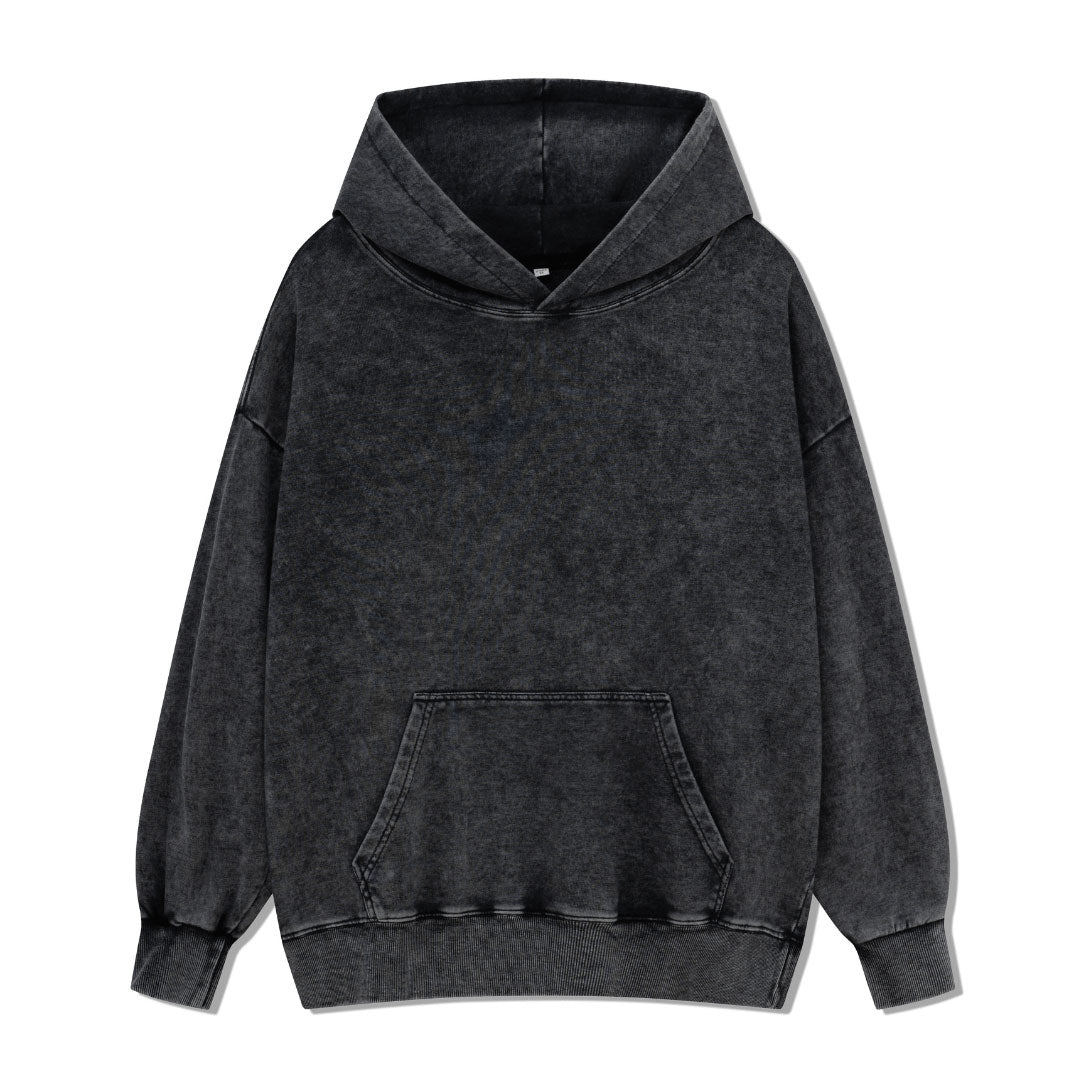 Sunflower Back-printed Washed Hoodie
