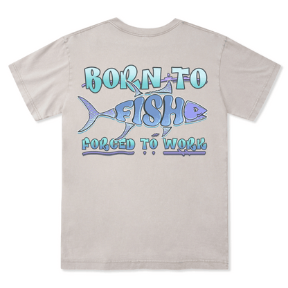 Born To Fish Washed Tee