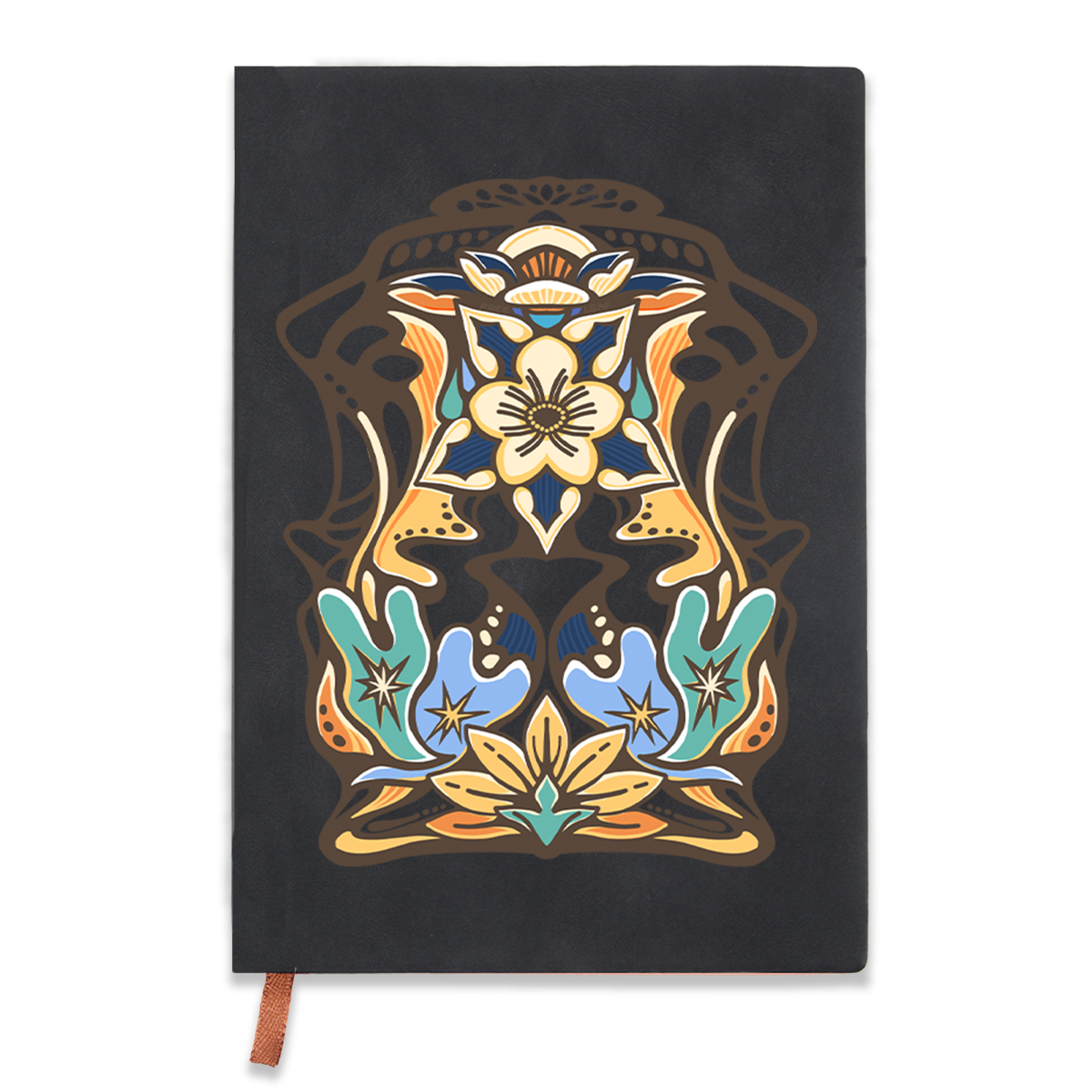freeleaf-aquilegia-formosa-vintage-leather-notebook