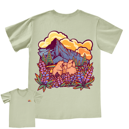 Mountain Mole V-neck Tee