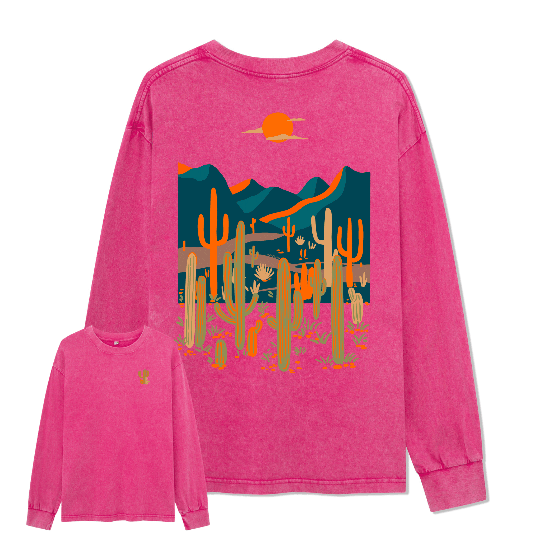 Desert Miracle Washed Long Sleeve Top