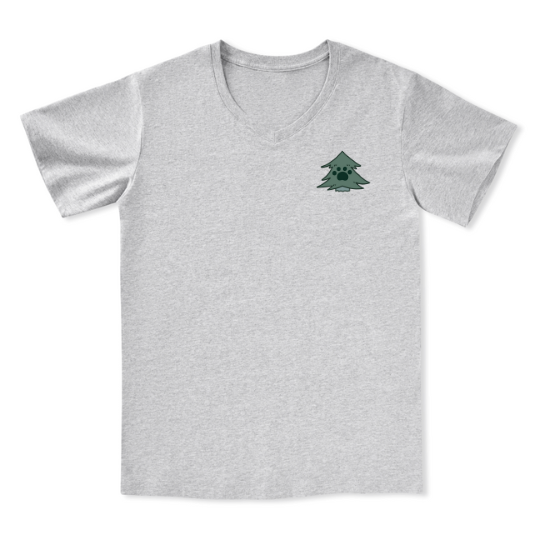 Hiking & Dogs Adventure V-neck Tee