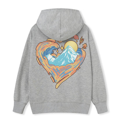 Freeleaf Heart of Wilderness Camping Unisex Nature Inspired Hoodie