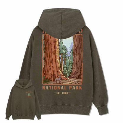 Redwood National Park Washed Hoodie