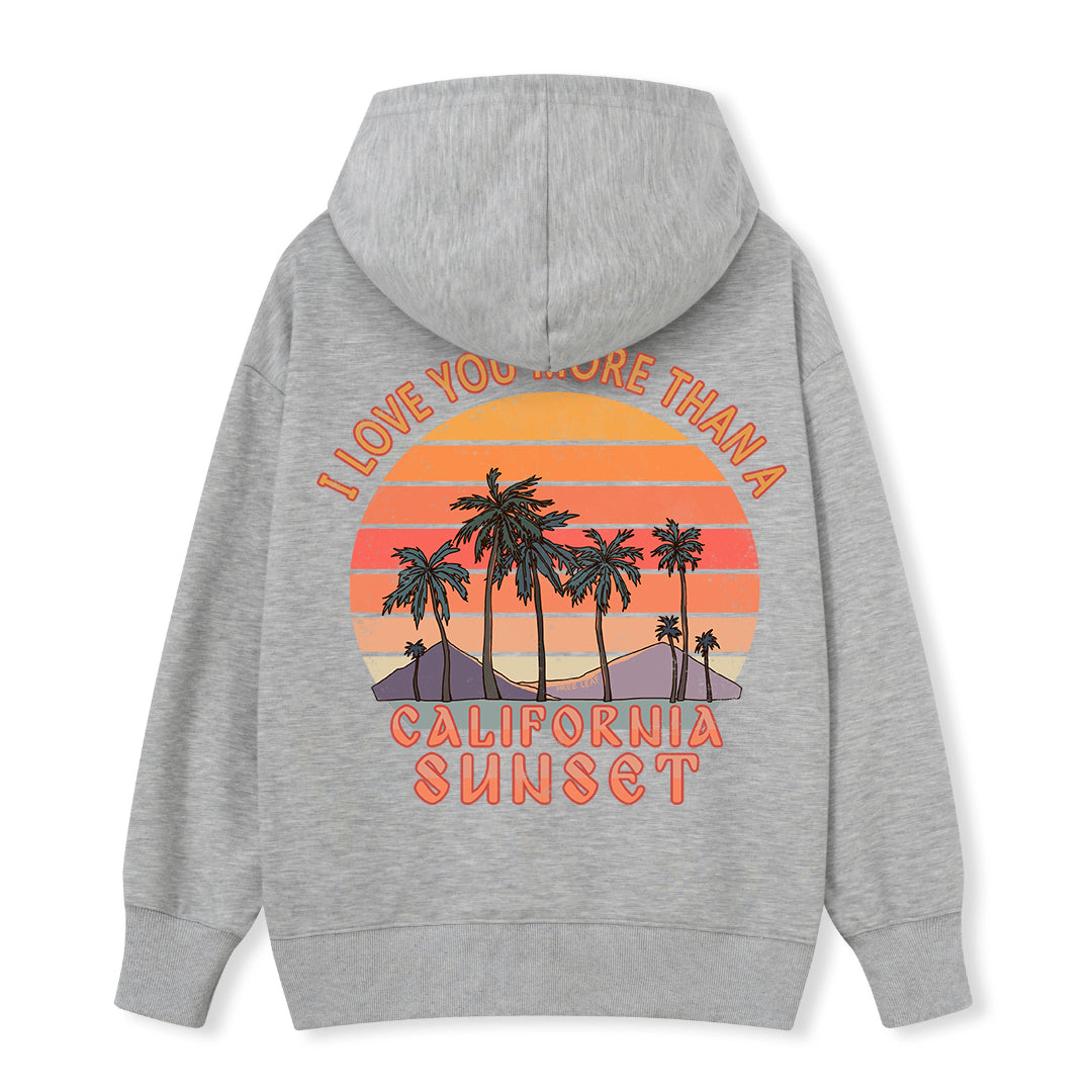 Freeleaf Sunset Reverie Unisex Back-printed Hoodie