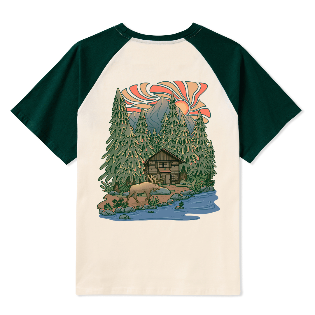 The Vicissitudes Of Time Raglan Short Sleeve Top