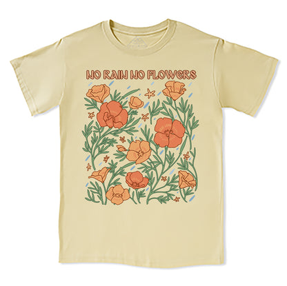 Freeleaf No Rain No Flowers Unisex Tee