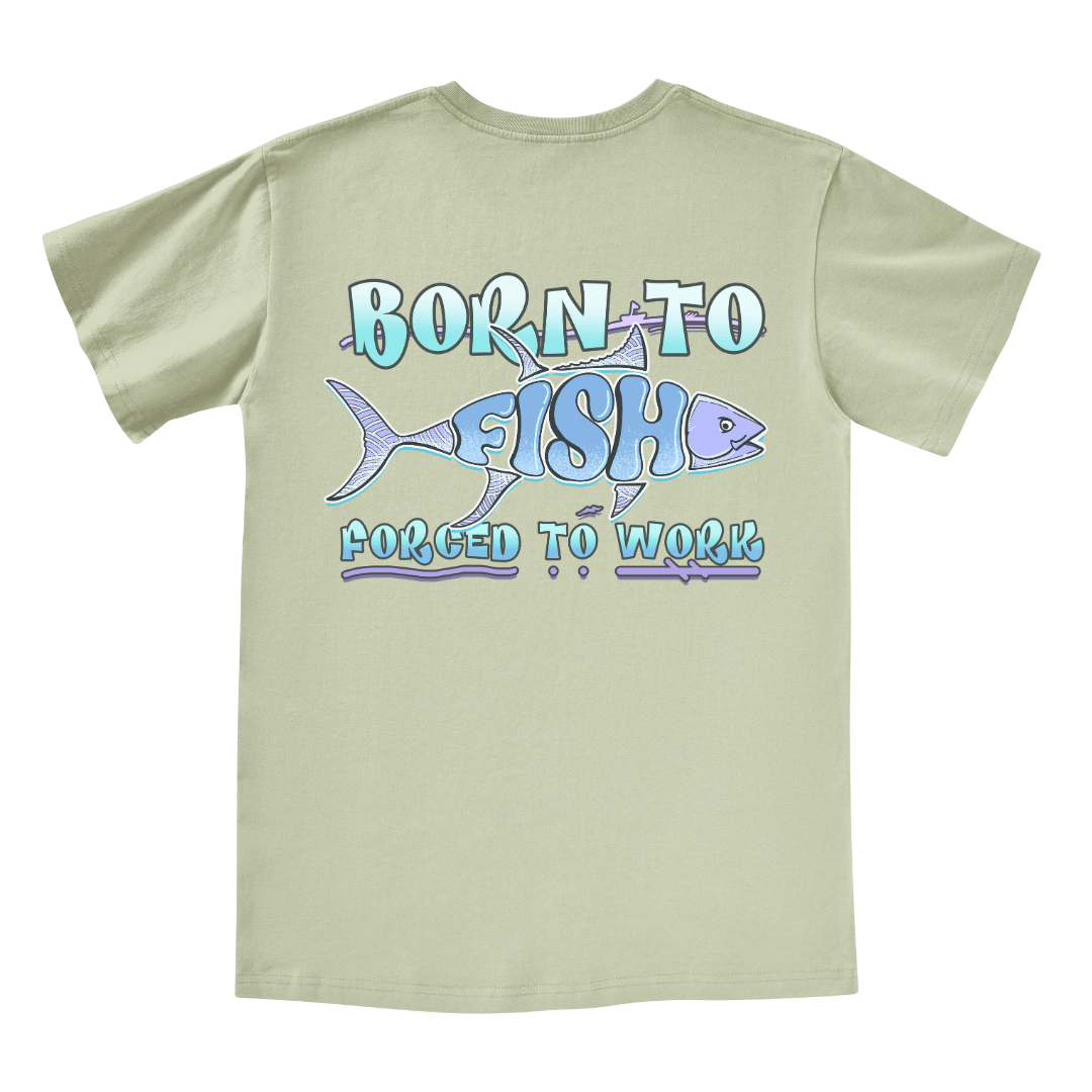 Born To Fish V-neck Tee