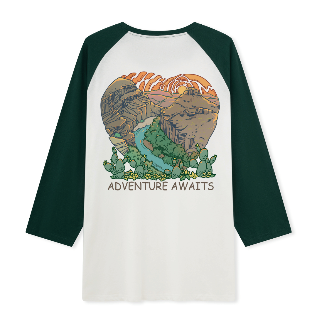 Big Bend National Park Raglan Long Sleeve Top