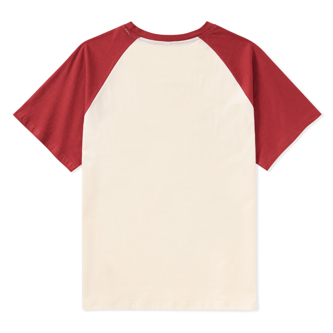 Freeleaf Golden Glow Unisex Nature Inspired Raglan Sleeve Top