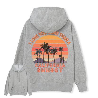 Freeleaf Sunset Reverie Unisex Back-printed Hoodie