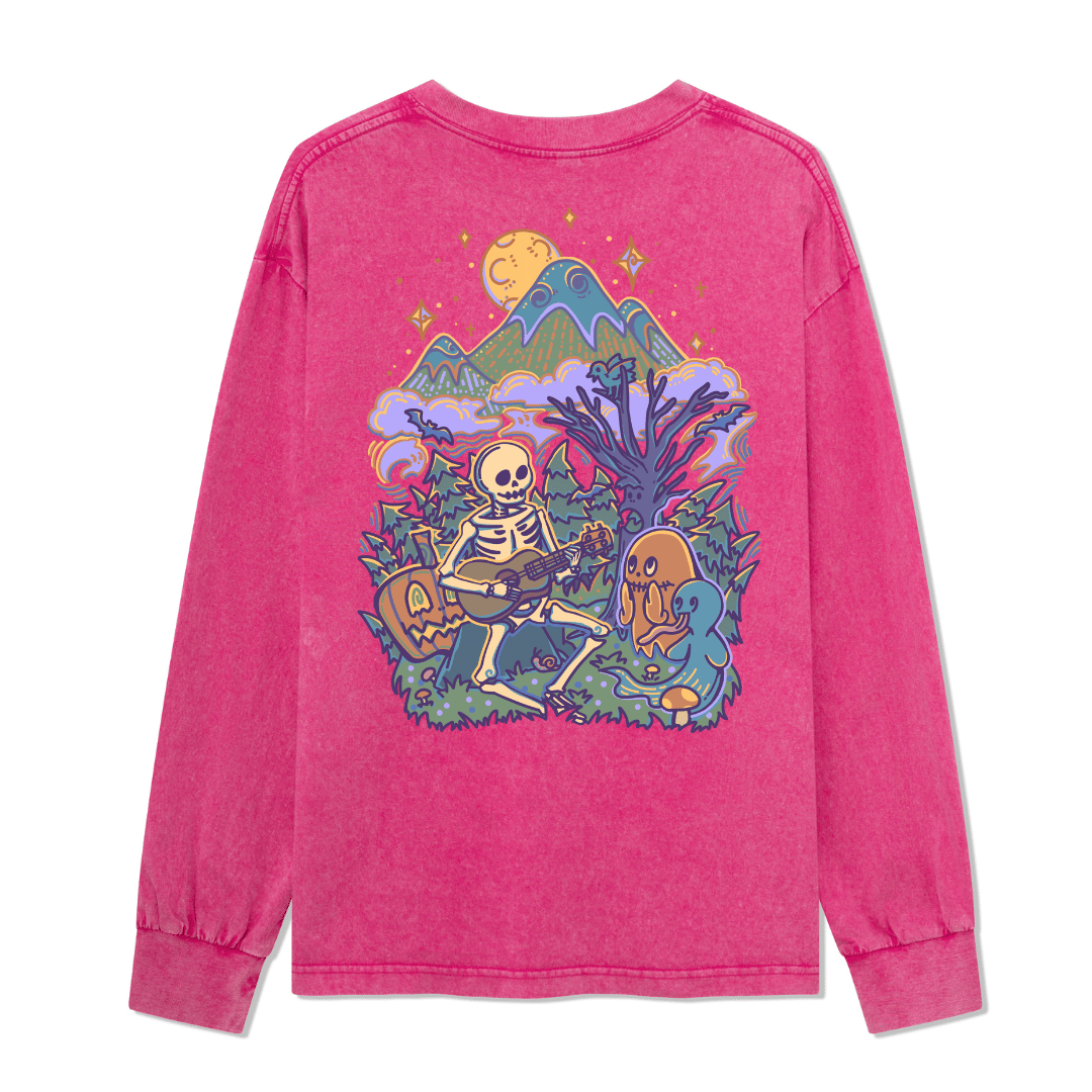 Fairy Tale Halloween Washed Long Sleeve Top