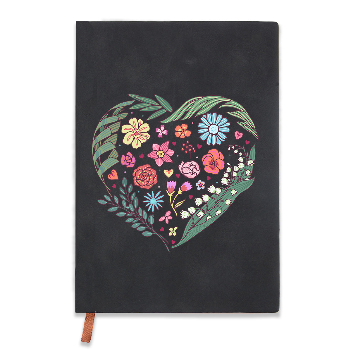 Freeleaf Love's Symphony Vintage Leather Journal Notebook