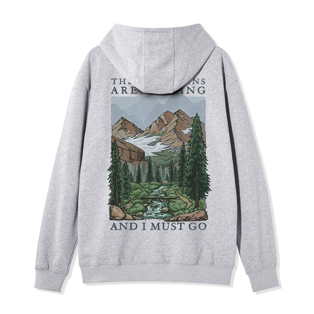 Freeleaf The Mountains Are Calling Unisex Fleece Full-Zip Hoodie