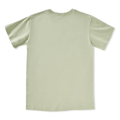 Skull Mountain Front-printed V-neck Tee