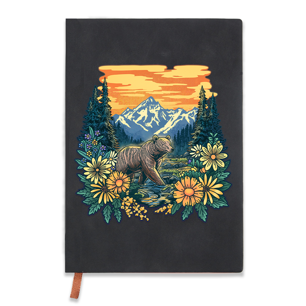 Freeleaf Go Into Nature Vintage Leather Journal Notebook