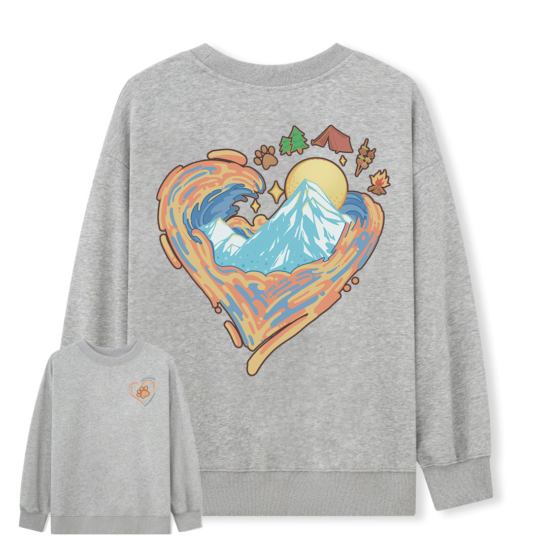 Freeleaf Heart of Wilderness Camping Unisex Sweatshir