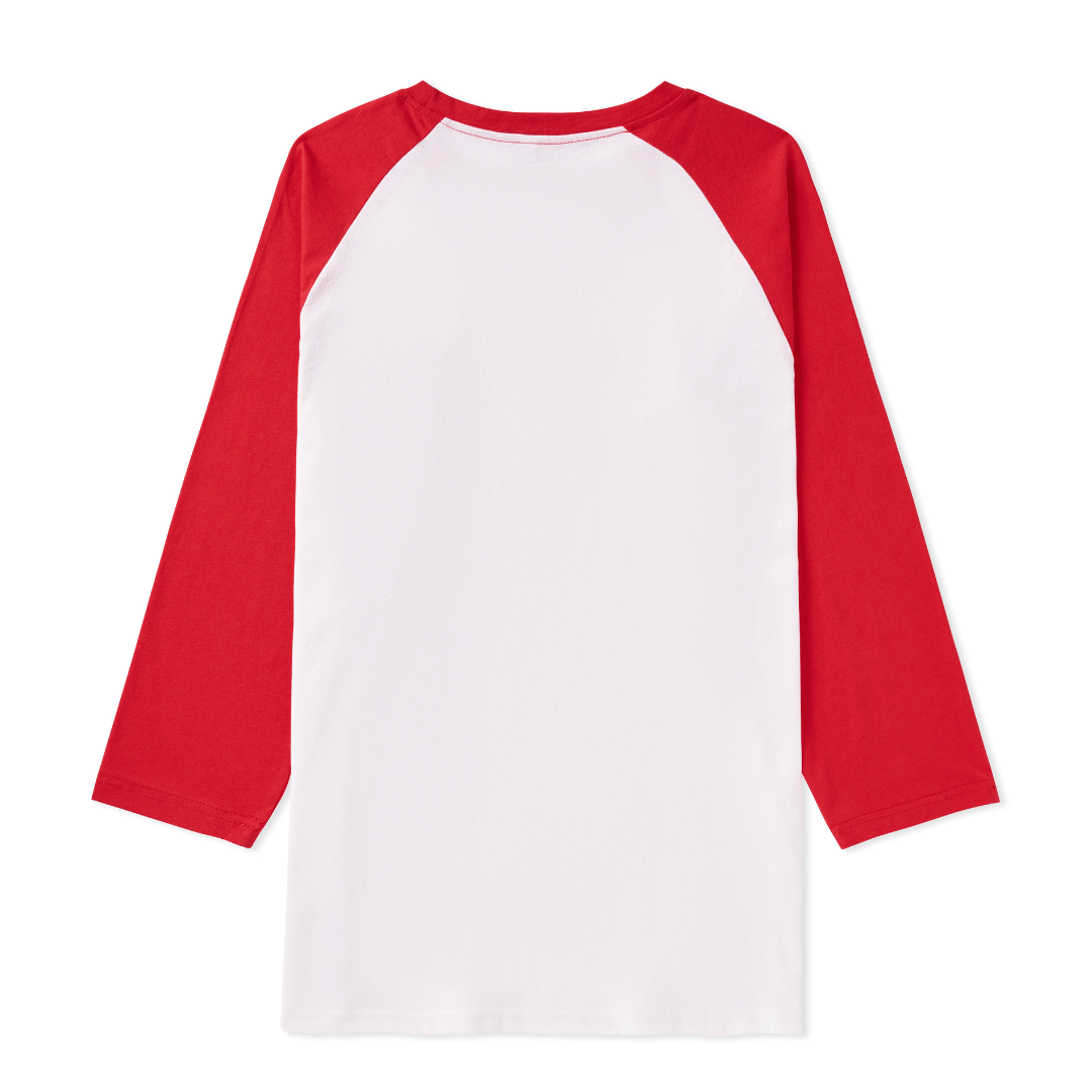 Magical Christmas Eve Front-printed Raglan Long Sleeve Top