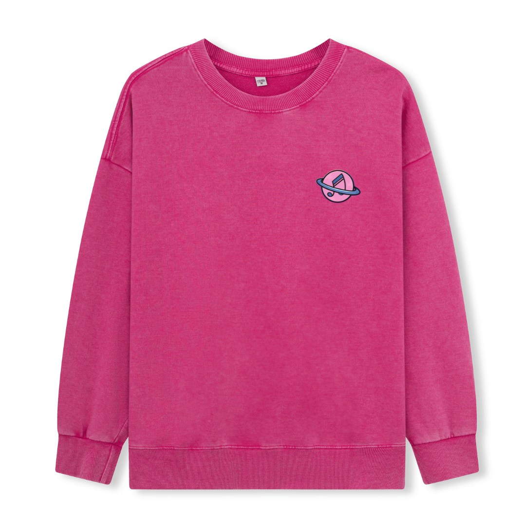On A Dark Desert Highway Washed Sweatshirt