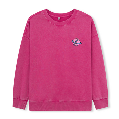 On A Dark Desert Highway Washed Sweatshirt
