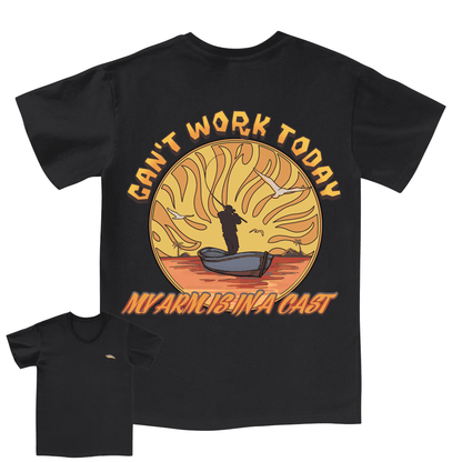 Can't Work Today V neck Tee