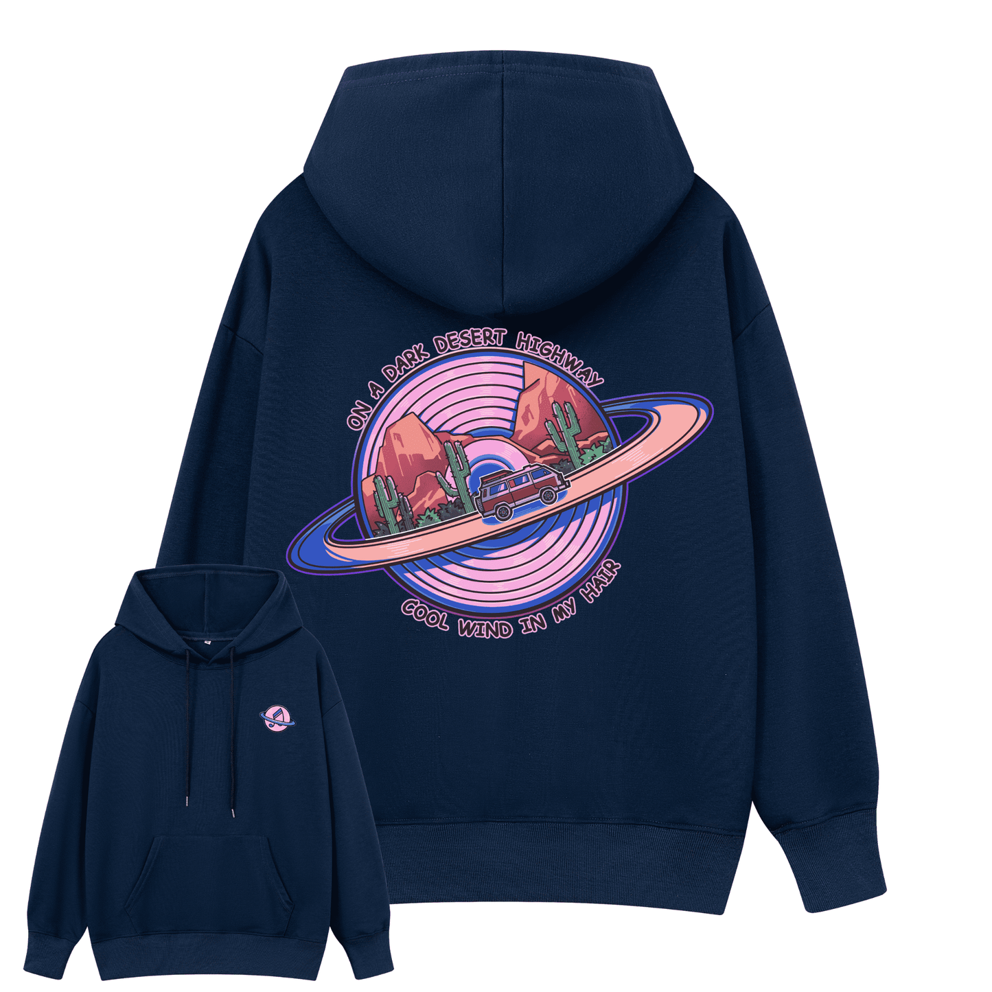 On A Dark Desert Highway Hoodie
