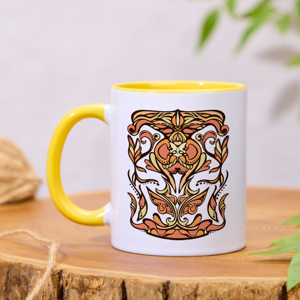 Freeleaf Golden Glow Colorful Ceramic Mug