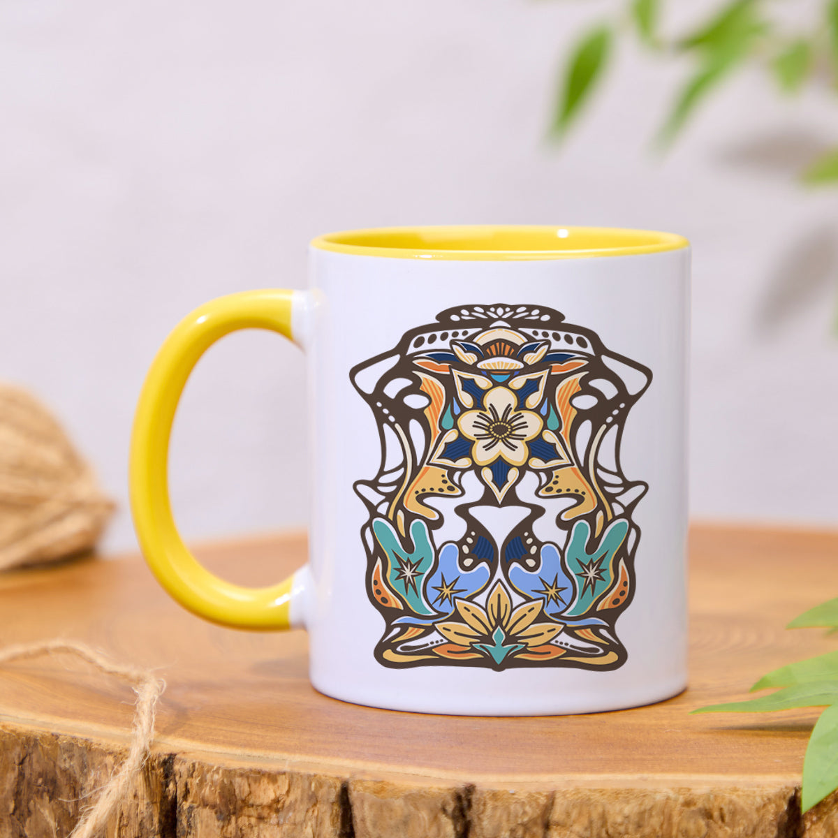 Freeleaf Aquilegia Formosa Colorful Ceramic Mug