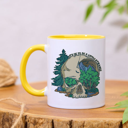 Freeleaf Skull Mountain Colorful Ceramic Mug