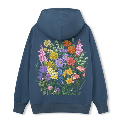 Freeleaf Whimsy in Bloom Unisex Nature Inspired Hoodie