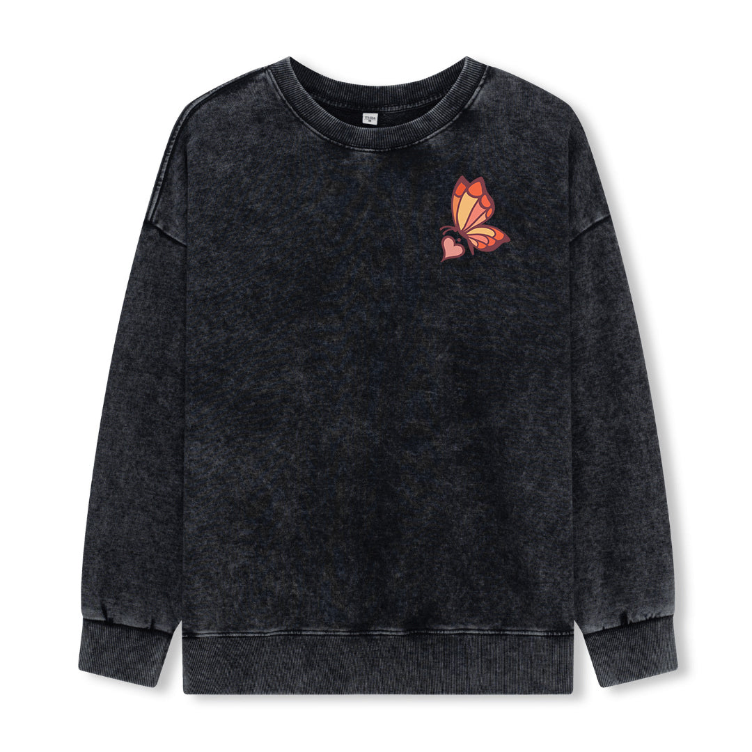 Freeleaf Elf Viligis Unisex Nature Inspired Washed Sweatshirt