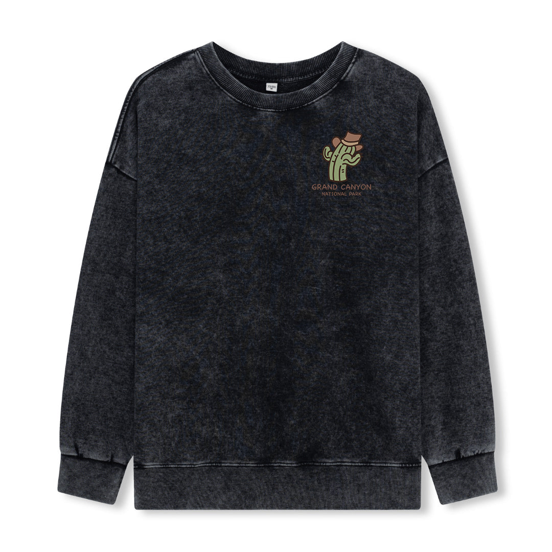 Freeleaf Grand Canyon National Park Unisex Nature Inspired Washed Sweatshirt