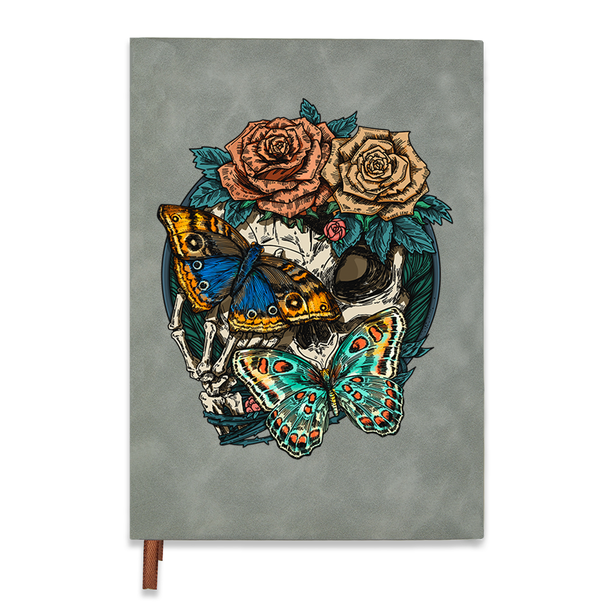 freeleaf-floral-skull-vintage-leather-notebook