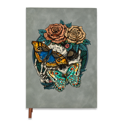 freeleaf-floral-skull-vintage-leather-notebook