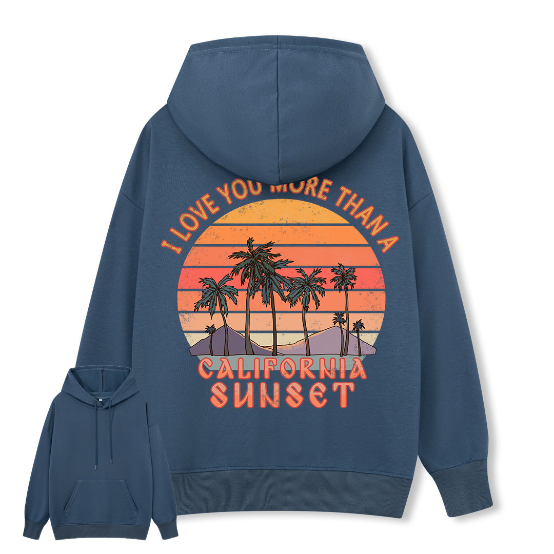 Freeleaf Sunset Reverie Unisex Back-printed Hoodie
