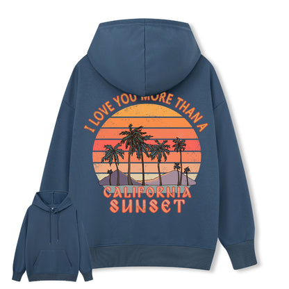 Freeleaf Sunset Reverie Unisex Back-printed Hoodie