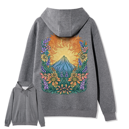 freeleaf-rekindled-hope-national-park-back-printed-unisex-fleece-full-zip-hoodie