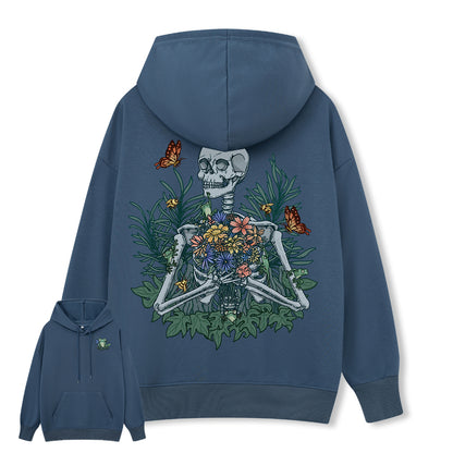 Freeleaf Rebirth in Bloom Unisex Nature Inspired Hoodie