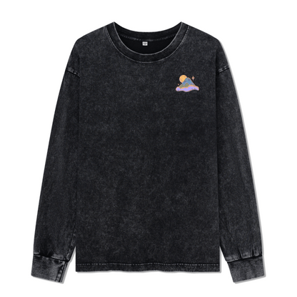 Fairy Tale Halloween Washed Long Sleeve Top
