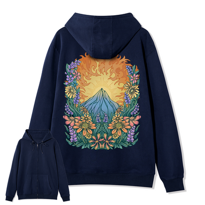 freeleaf-rekindled-hope-national-park-back-printed-unisex-fleece-full-zip-hoodie